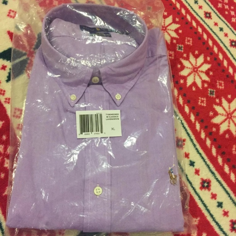 Unopened polo shirt